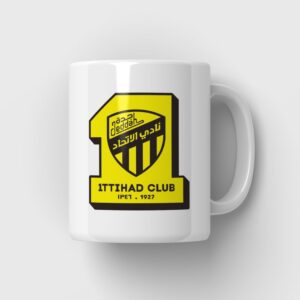 طباعة اكواب خزف شعار نادي الاتحاد